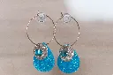 Boucles "Summer" dorées 