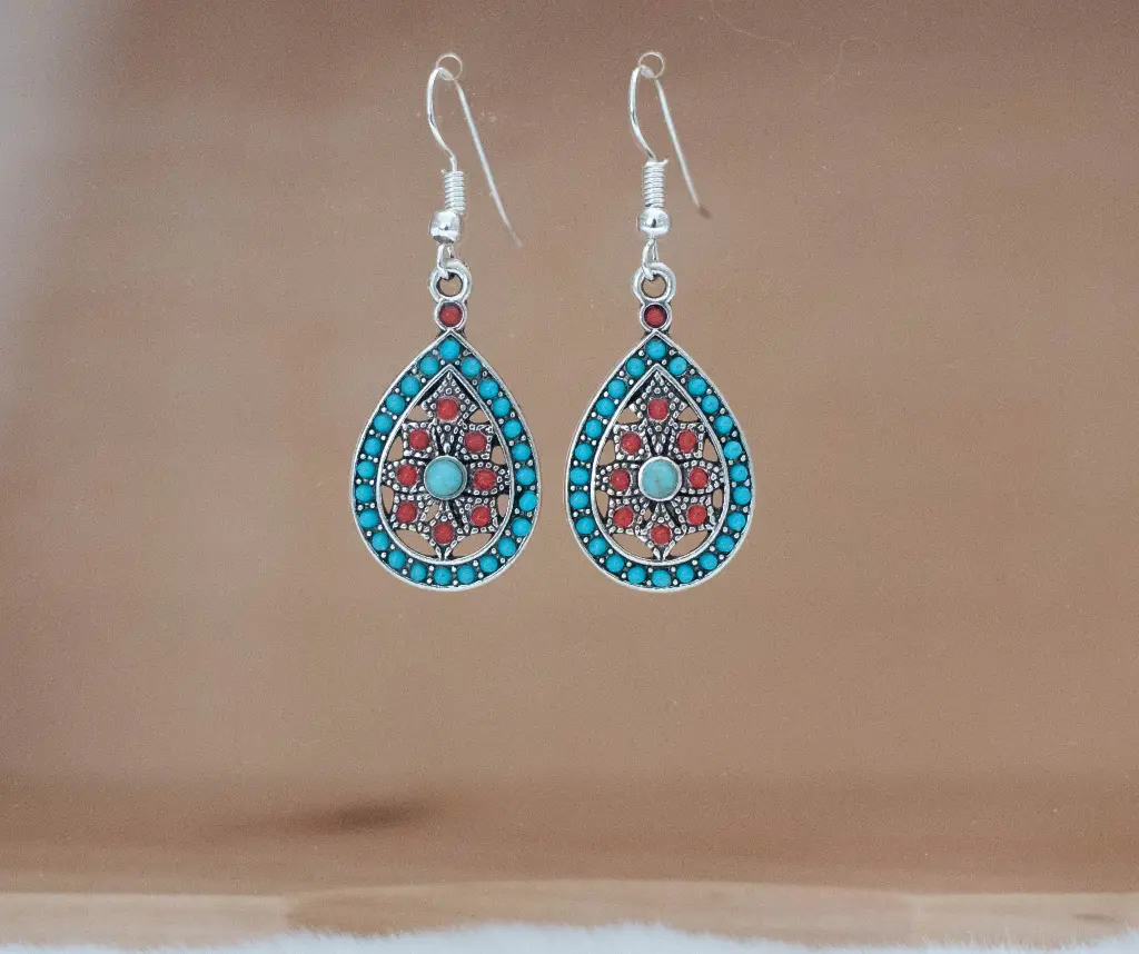 Boucles "Boho" petites gouttes