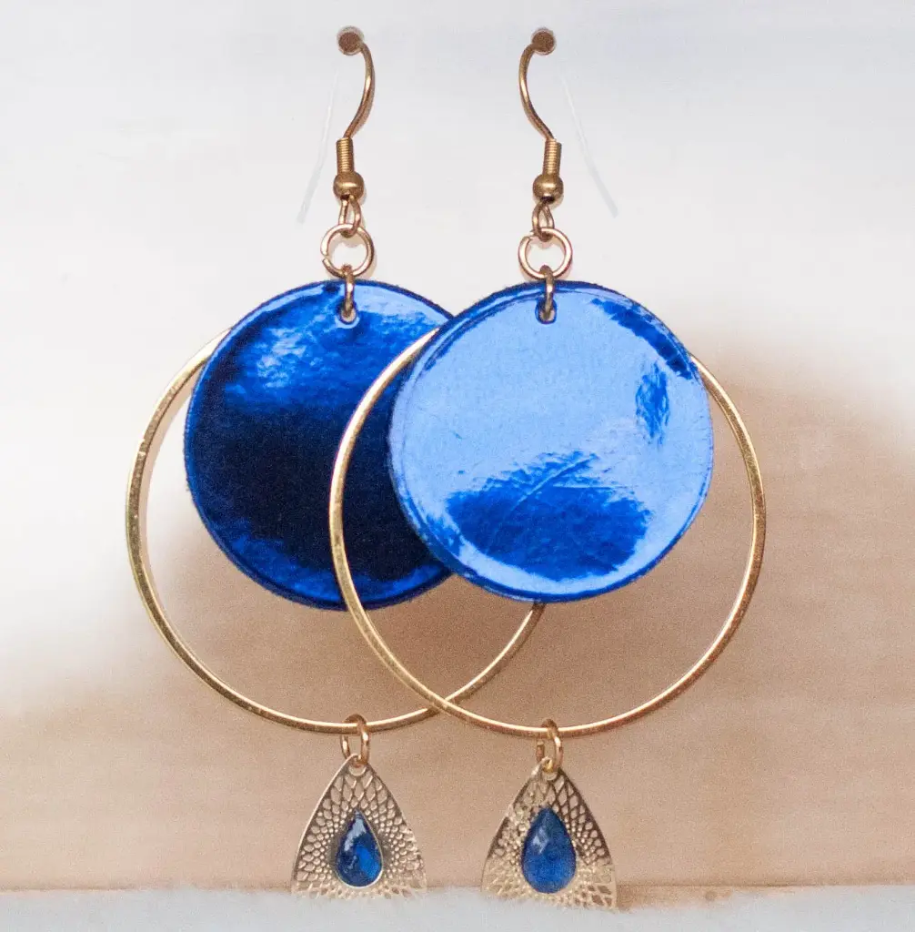 Boucles anneaux dorés