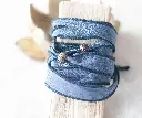 Ruban de Soie Bleu