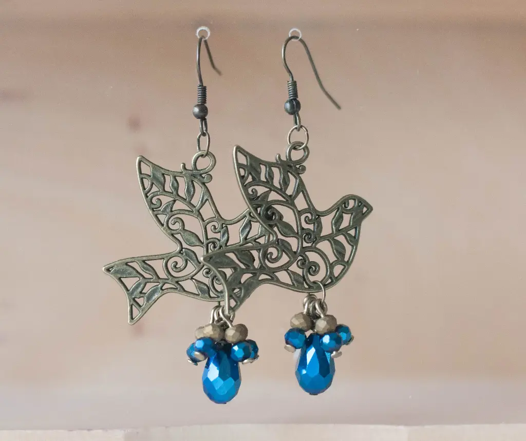 Boucles Oiseaux Bleus
