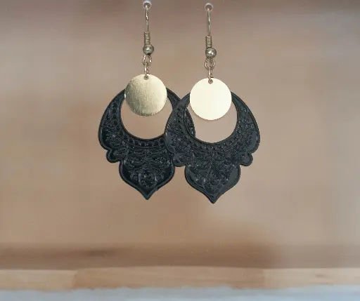 [22-4] Boucles "Douceur" orient noir