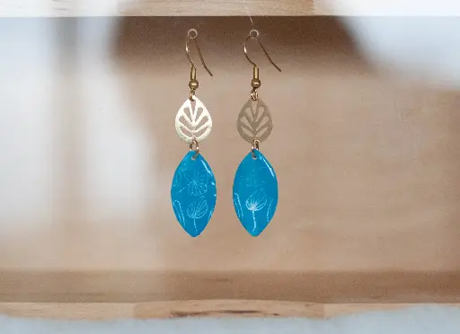 [25-82] Boucles "Douceur" dorées 