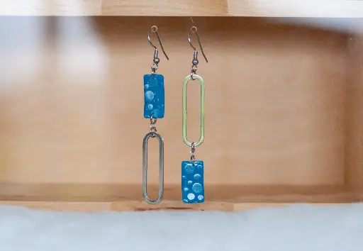 [25-100] Boucles "Nature" bulles bleues