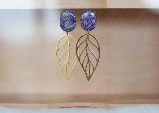 [25-89] Boucles "LiLas" dorées 
