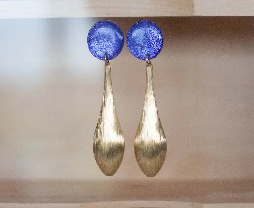 [25-90] Boucles "LiLas" dorées