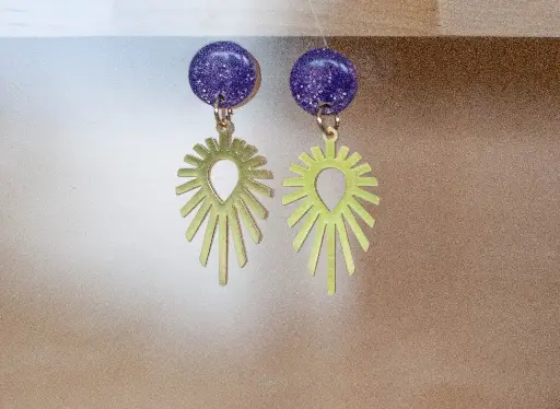 [25-92] Boucles "LiLas" dorées