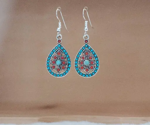 [22-150] Boucles "Boho" petites gouttes