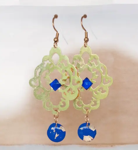 Boucles "Douceur" dorées