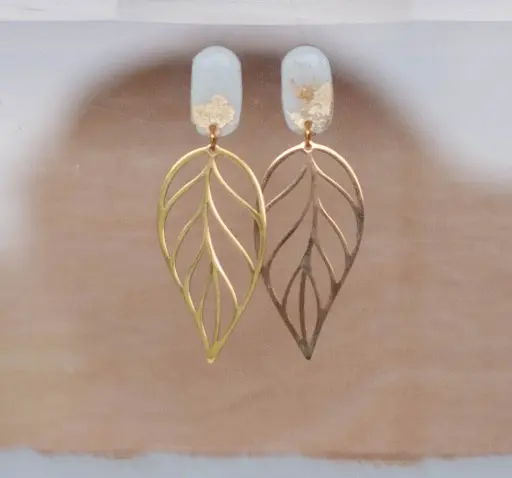 Boucles "Lumière" dorées