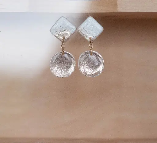 Boucles "Eclat" dorées petites
