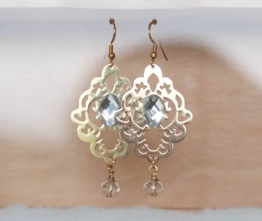 Boucles dorées diams