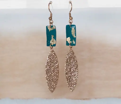Boucles "Nature" paillettes
