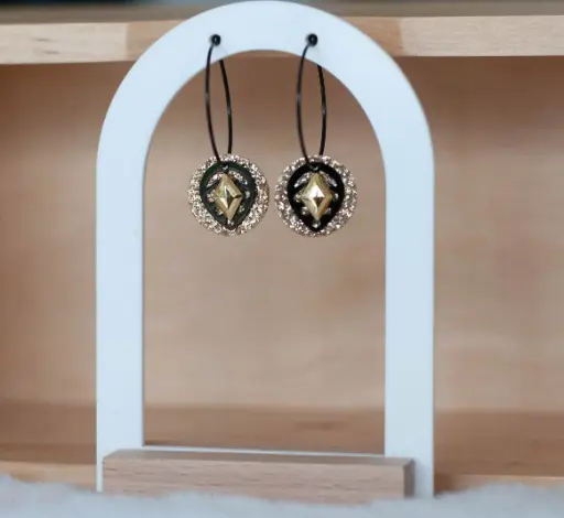 Boucles "Elégance" dorées
