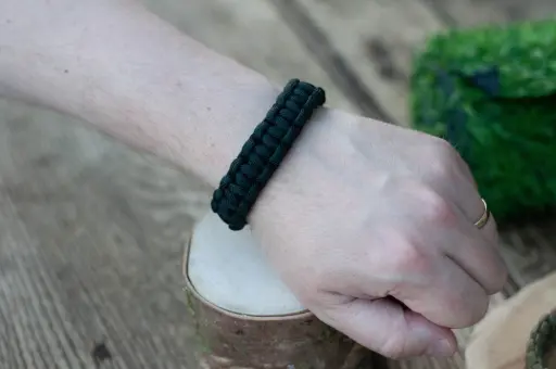 Bracelet de Survie Homme Noir 