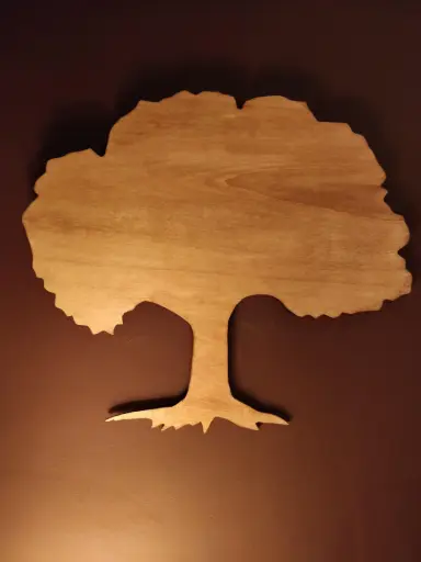 Arbre en bois à suspendre