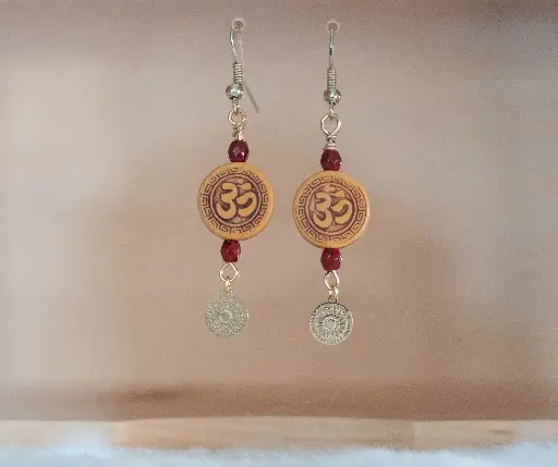 [23-121] Boucles "Chakra" Om